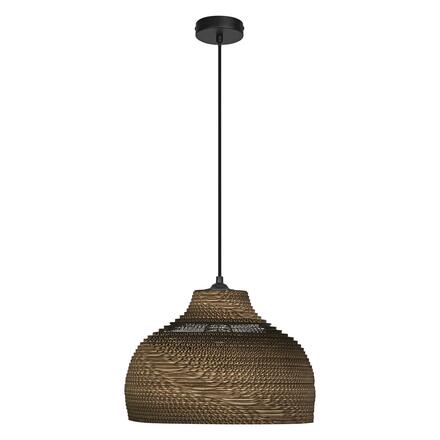 LEDVANCE závěsné svítidlo Cardboard Hat E27 hnědé 4058075837201