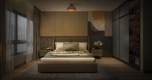 LEDVANCE stropní svítidlo Cardboard Hat E27 hnědé 4058075837225