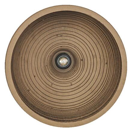 LEDVANCE stropní svítidlo Cardboard Hat E27 hnědé 4058075837225