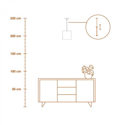 LEDVANCE závěsné svítidlo Cardboard Cylinder E27 hnědé 4058075837249