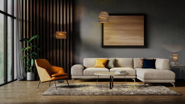 LEDVANCE závěsné svítidlo Cardboard Cylinder E27 hnědé 4058075837249