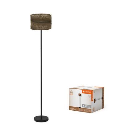 LEDVANCE stojací lampa Cardboard Cylinder E27 hnědá 4058075837324