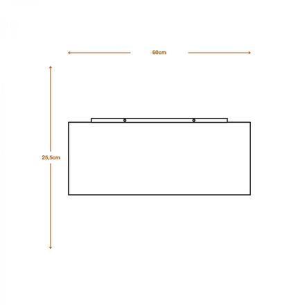 LEDVANCE stropní svítidlo Cardboard Oval 3xE27 hnědé 4058075837348