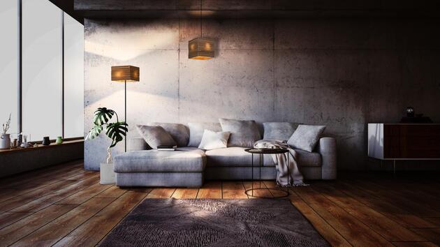 LEDVANCE závěsné svítidlo Cardboard Square E27 hnědé 4058075837362