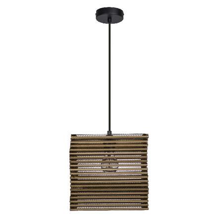 LEDVANCE závěsné svítidlo Cardboard Square E27 hnědé 4058075837362