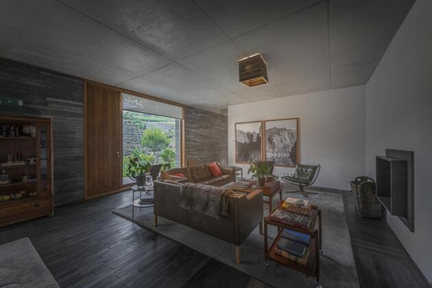 LEDVANCE stropní svítidlo Cardboard Square E27 hnědé 4058075837409