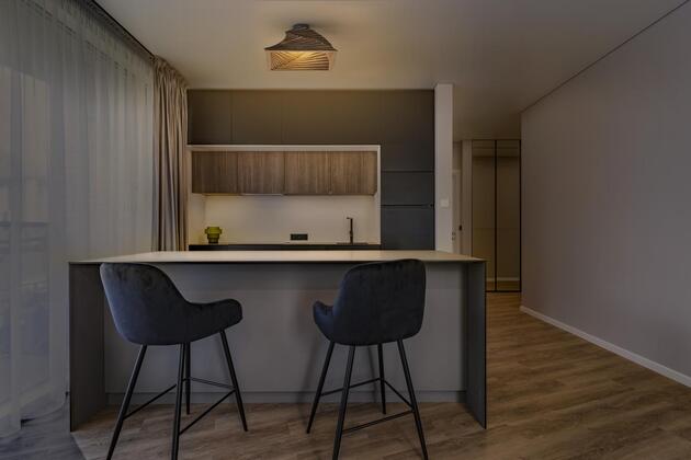 LEDVANCE stropní svítidlo Cardboard Square Turn E27 hnědé 4058075837461