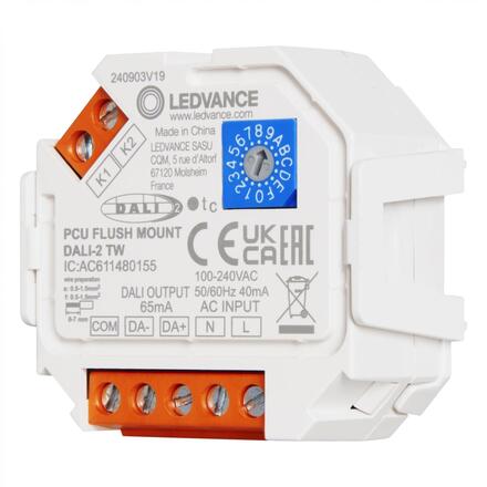 LEDVANCE PUSH CONTROL UNIT FLUSH MOUNT DALI-2 TW 4058075837584
