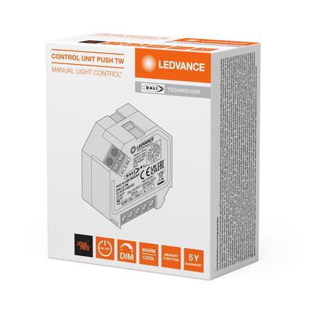 LEDVANCE PUSH CONTROL UNIT FLUSH MOUNT DALI-2 TW 4058075837584