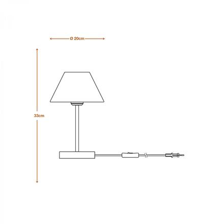 LEDVANCE stolní lampa Raffia E27 zelená 4058075838215