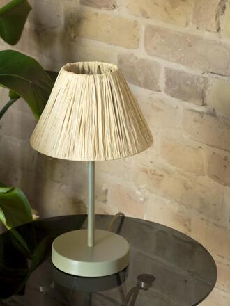 LEDVANCE stolní lampa Raffia E27 zelená 4058075838215