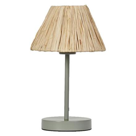 LEDVANCE stolní lampa Raffia E27 zelená 4058075838215