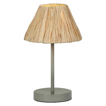LEDVANCE stolní lampa Raffia E27 zelená 4058075838215