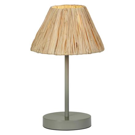 LEDVANCE stolní lampa Raffia E27 zelená 4058075838215