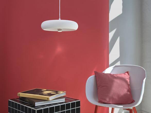 LEDVANCE závěsné svítidlo Plaster Pure 300 E27 bílé 4058075838482