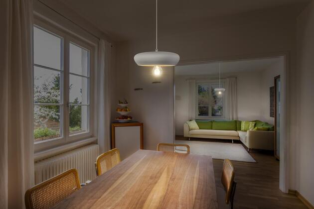 LEDVANCE závěsné svítidlo Plaster Pure 280 E27 bílé 4058075838505