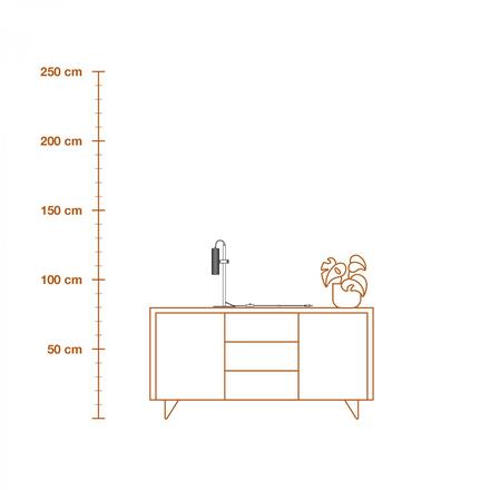 LEDVANCE stolní lampa Drums GU10 černá 4058075838543