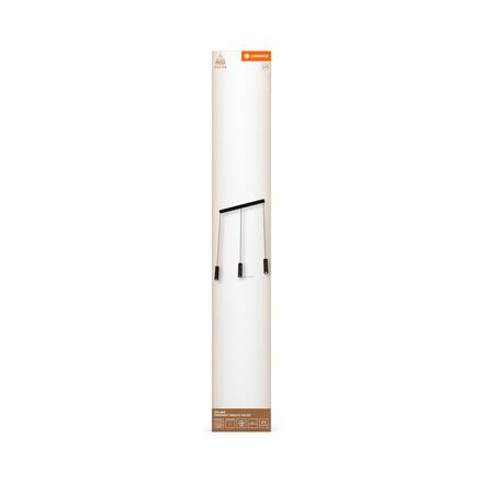 LEDVANCE LED závěsné svítidlo Drums 3xGU10 2xLED černé 4058075838581