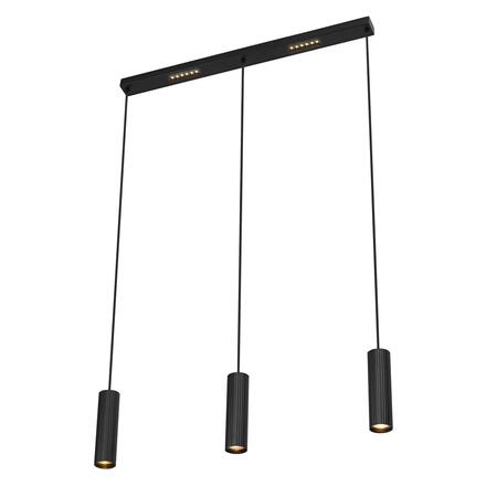 LEDVANCE LED závěsné svítidlo Drums 3xGU10 2xLED černé 4058075838581