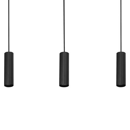 LEDVANCE LED závěsné svítidlo Drums 3xGU10 2xLED černé 4058075838581