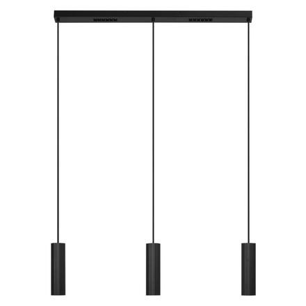 LEDVANCE LED závěsné svítidlo Drums 3xGU10 2xLED černé 4058075838581