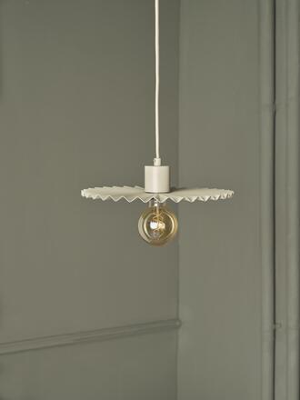 LEDVANCE závěsné svítidlo Plissee E27 béžové 4058075838741