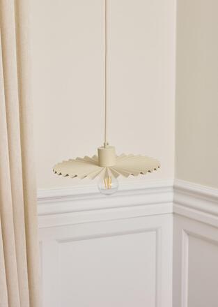 LEDVANCE závěsné svítidlo Plissee E27 béžové 4058075838741