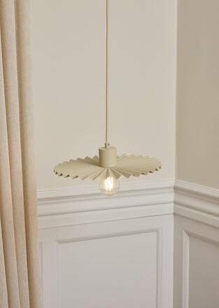 LEDVANCE závěsné svítidlo Plissee E27 béžové 4058075838741