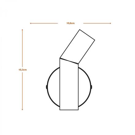 LEDVANCE nástěnné svítidlo Straw 1xE27 multicolor 4058075838826