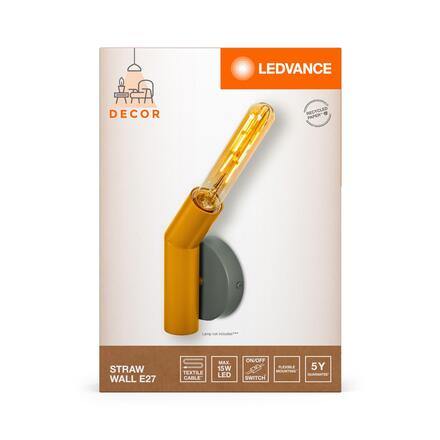 LEDVANCE nástěnné svítidlo Straw 1xE27 multicolor 4058075838826