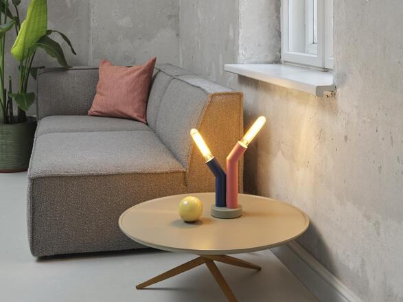 LEDVANCE stolní lampa Straw 2xE27 multicolor 4058075838864