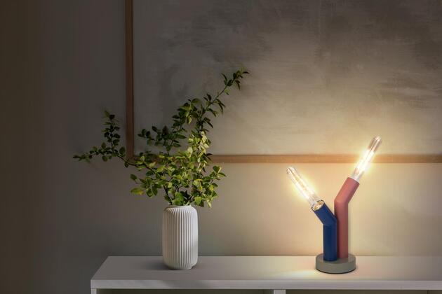 LEDVANCE stolní lampa Straw 2xE27 multicolor 4058075838864