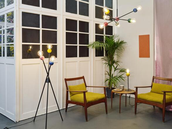 LEDVANCE stolní lampa Bubble E27 multicolor 4058075838925