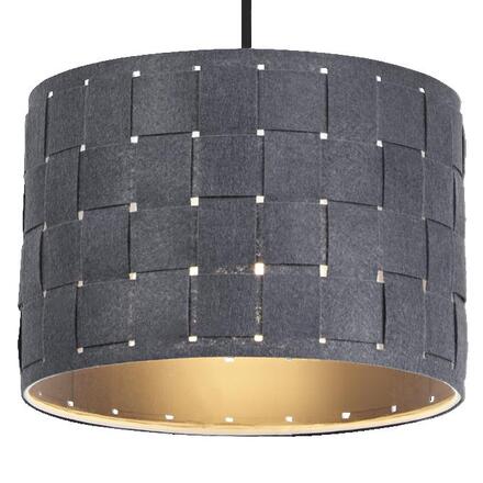 LEDVANCE závěsné svítidlo Felt Weaving 280 mm E27 tmavá šedá 4058075839021