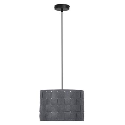 LEDVANCE závěsné svítidlo Felt Weaving 280 mm E27 tmavá šedá 4058075839021