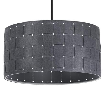 LEDVANCE závěsné svítidlo Felt Weaving 380 mm E27 tmavá šedá 4058075839045