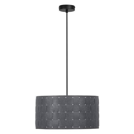 LEDVANCE závěsné svítidlo Felt Weaving 380 mm E27 tmavá šedá 4058075839045