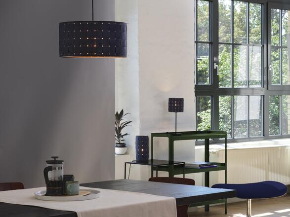 LEDVANCE závěsné svítidlo Felt Weaving 480 mm 3xE27 tmavá šedá 4058075839069