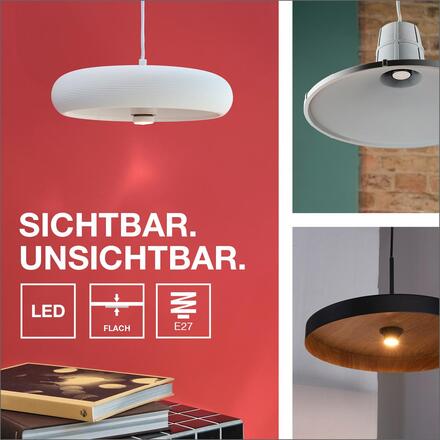 LEDVANCE LED STAR FLAT 28 Non-DIM 3.5W 827 Frosted E27 4058075839960