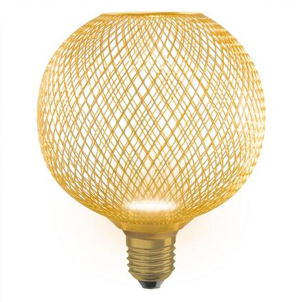 LEDVANCE DECOR LED FLAT GLOBE 125 GOLD 3.5W 827 Frosted E27 Non-DIM 4058075840089