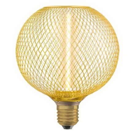 LEDVANCE DECOR LED STRAW FILAMENT GLOBE 125 16 GOLD DIM 3.5W 818 E27 4058075840164