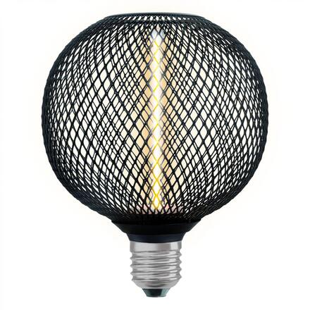 LEDVANCE DECOR LED STRAW FILAMENT GLOBE 125 12 BLACK DIM 3.5W 818 E27 4058075840249