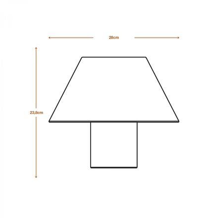 LEDVANCE nástěnné svítidlo Bamboo Paper Hut 1xE27 hnědé 4058075840621