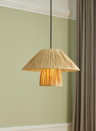 LEDVANCE závěsné svítidlo Bamboo Paper Hut 400 E27 hnědé 4058075840669