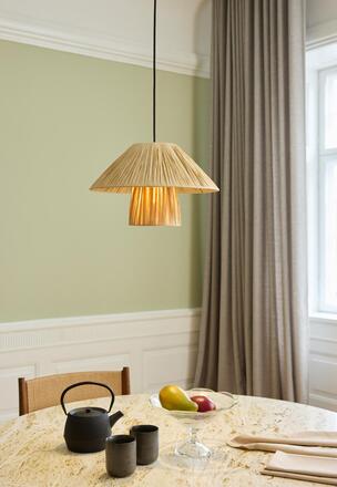 LEDVANCE závěsné svítidlo Bamboo Paper Hut 400 E27 hnědé 4058075840669