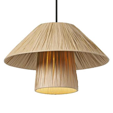 LEDVANCE závěsné svítidlo Bamboo Paper Hut 400 E27 hnědé 4058075840669