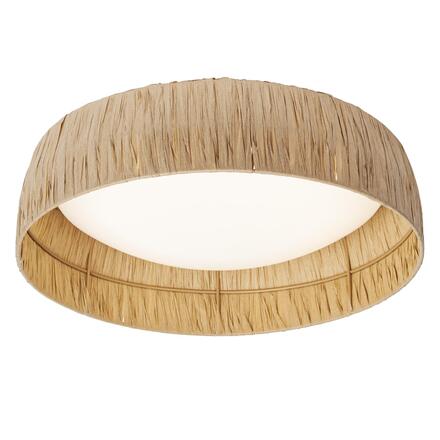 LEDVANCE LED stropní svítidlo Bamboo Paper 400 18W 830 hnědé 4058075840720