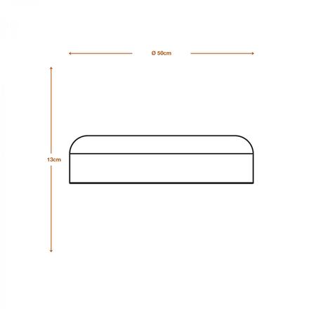 LEDVANCE LED stropní svítidlo Bamboo Paper 500 28W 830 hnědé 4058075840744