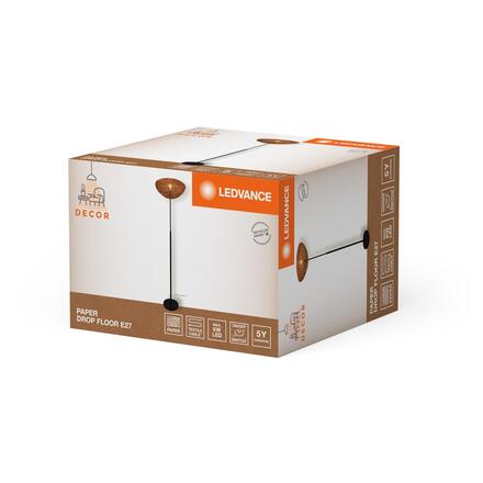 LEDVANCE stojací lampa Decor Paper Drop E27 220-240 V