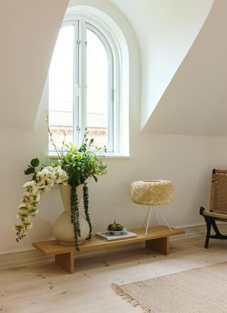 LEDVANCE stolní lampa Paper Bale 1xE27 béžová 4058075840904